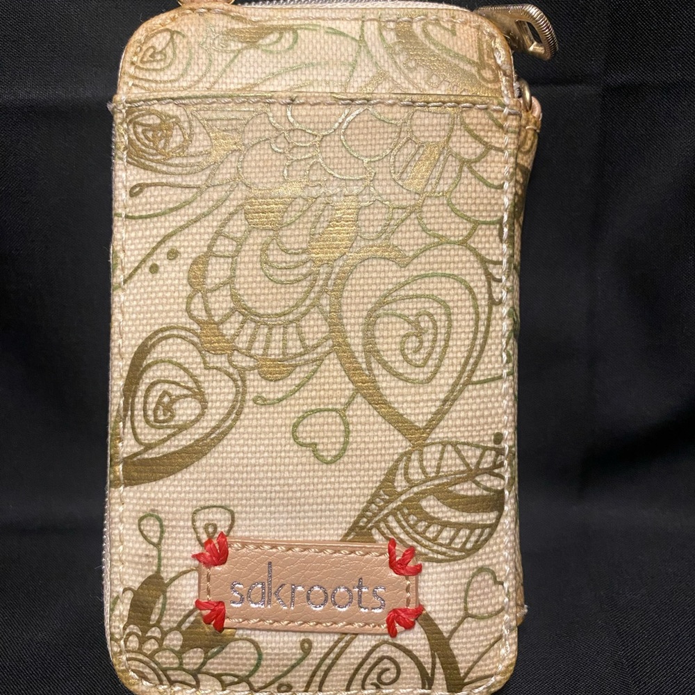 Sakroots Beige Phone Pouch